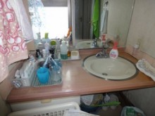 ＣＵＴＥな洗面空間へ変身